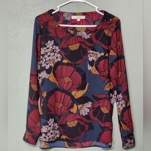 Loft floral blouse